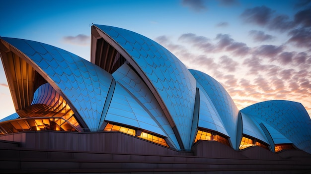 Vista deslumbrante da Ópera de Sydney