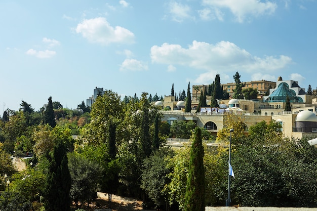 Vista del distrito de Yemin Moshe en Jerusalén