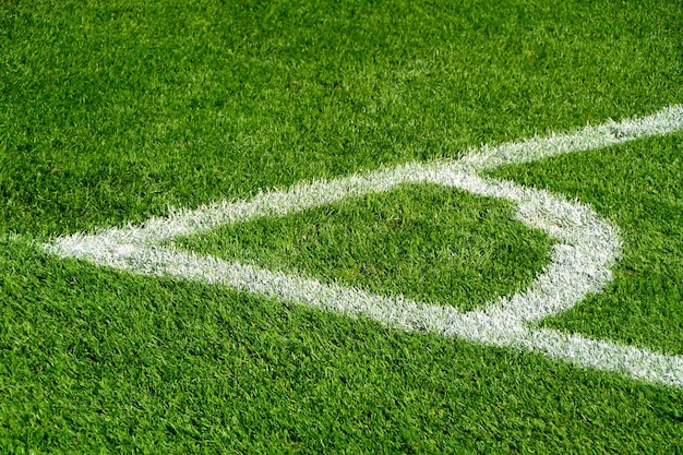 Vista do campo de futebol