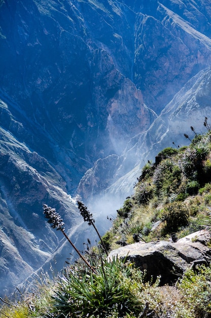 Vista do Cânion do Colca no Peru