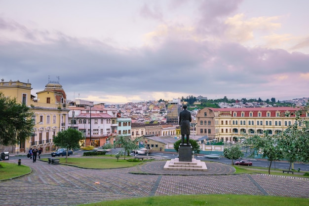 Vista do centro histórico de Quito