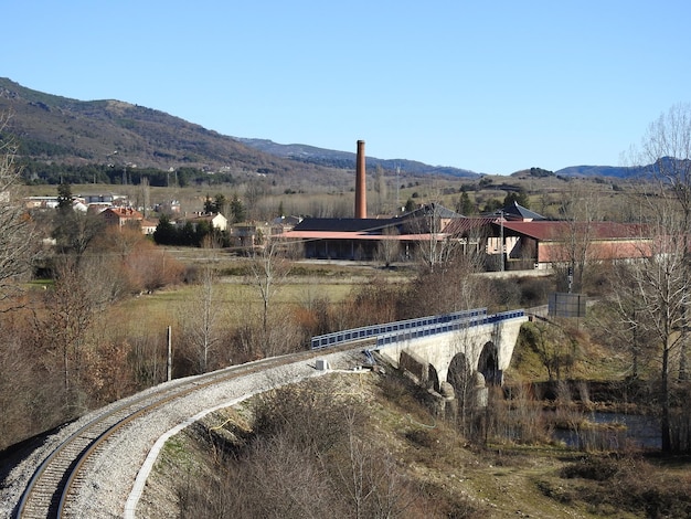 Vista do ferrocarril de Bonar