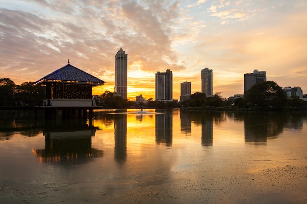 Foto vista do horizonte da cidade de colombo