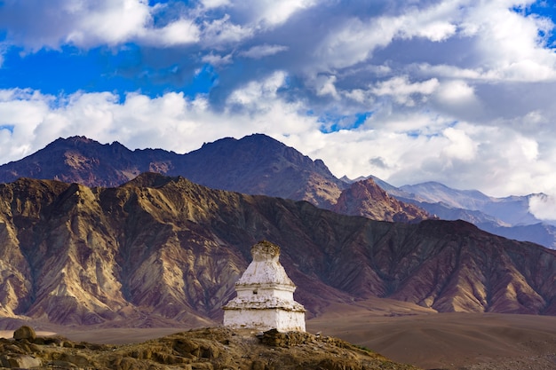 Foto vista do leh ladakh (índia)