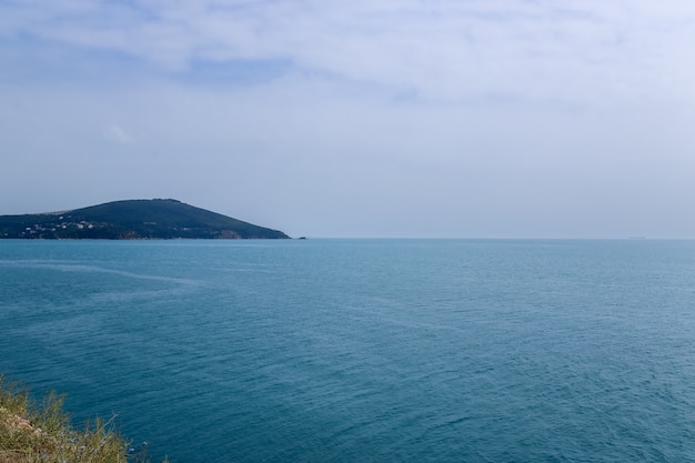 Foto vista do mar de marmara em istambul. peru