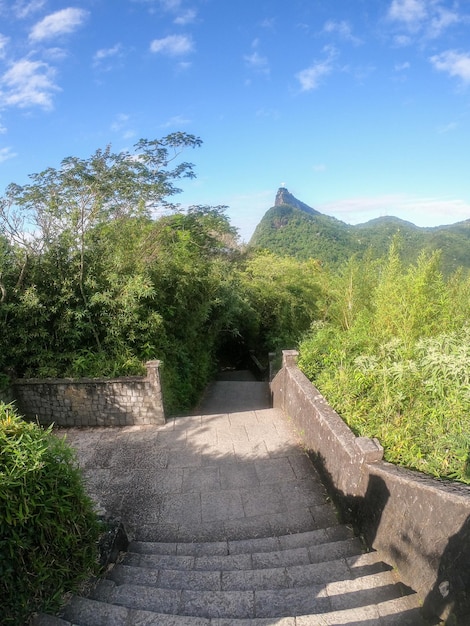 Vista do mirante dona marta no Rio de Janeiro Brasil