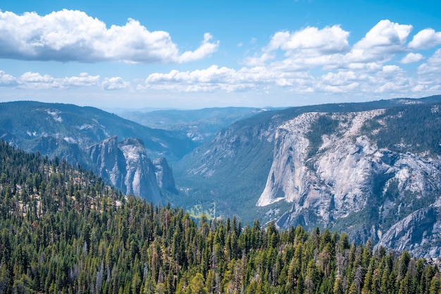 Vista do ponto da geleira do Half Dome