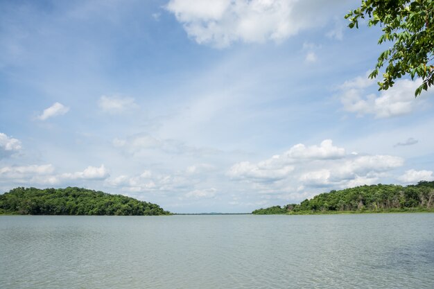 Vista do reservatório