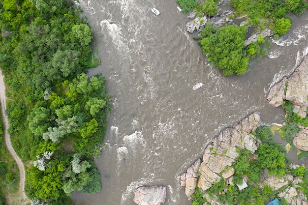 Vista do rio de cima