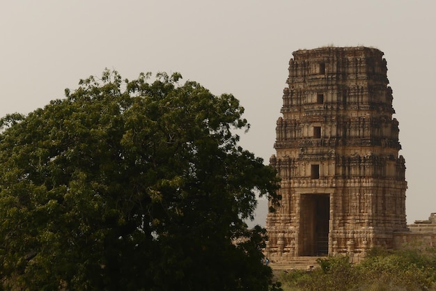 Vista do Templo Madhavaraya Swamy, templo hindu no distrito de Gandikota Fort Kadapa, Índia