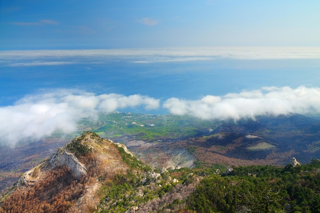 Vista do topo da montanha Ai-Petri