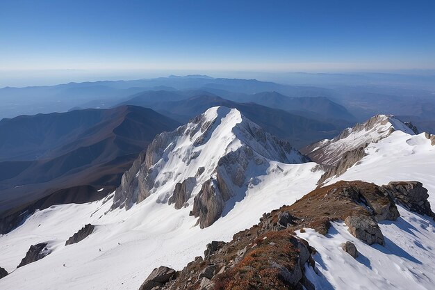 Vista do topo da montanha