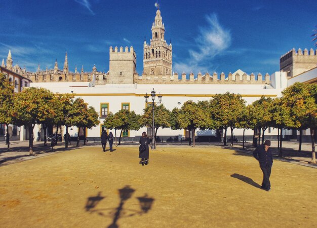 Foto vista de un edificio histórico en la ciudad