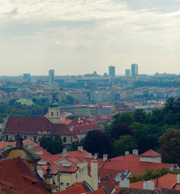 Vista elevada de Praga - República Checa