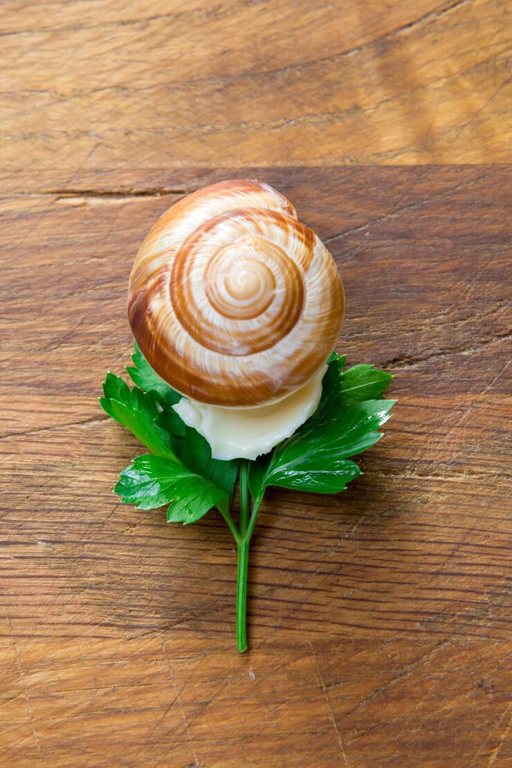 Foto vista em alto ângulo de conchas na mesa