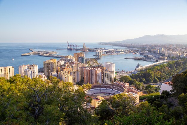 Foto vista em alto ângulo dos edifícios da cidade