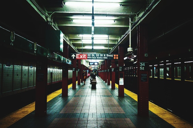 Vista de la estación de metro