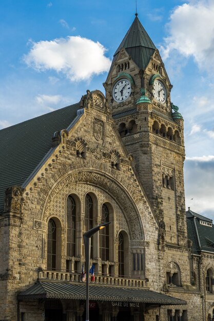 Vista de la estación de Metz Lorraine Moselle Francia