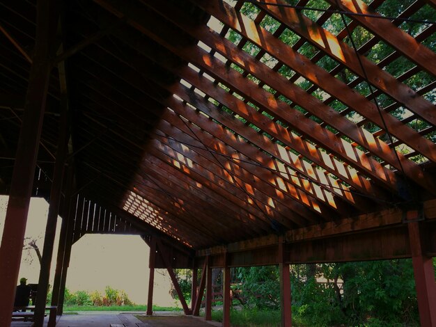 Vista de la estructura construida