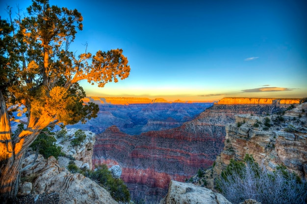 Vista famosa do Grand Canyon Arizona