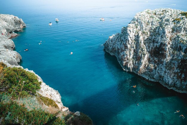 Una vista fantástica de "il ciolo" en puglia