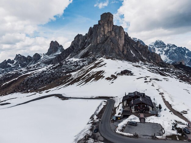 Una vista fantástica de pass giau