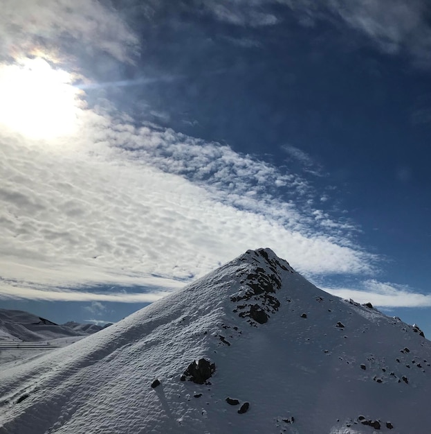 Vista fría de Snowy Hill