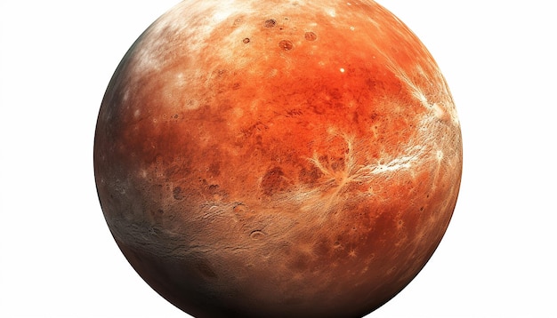 Foto vista frontal de la elevación del planeta mercurio de swift messenger