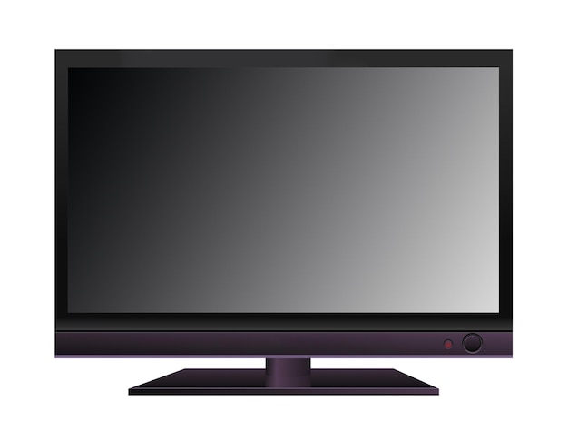 Vista frontal del monitor LCD de pantalla ancha