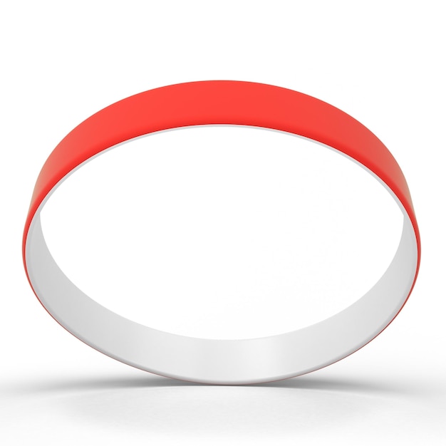 Vista frontal de la pulsera en fondo blanco