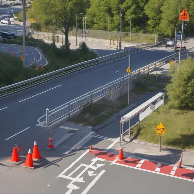 Vista general de carreteras vacías en Jerusalén Israel bajo bloqueo 25 2020 de septiembre