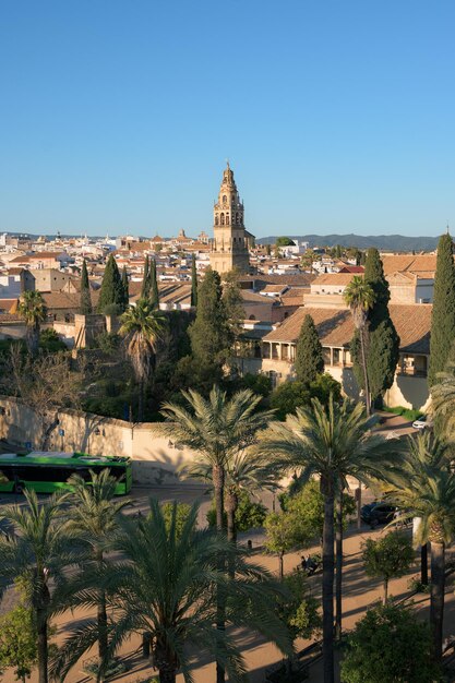 Vista geral da cidade de Córdoba e da mesquita