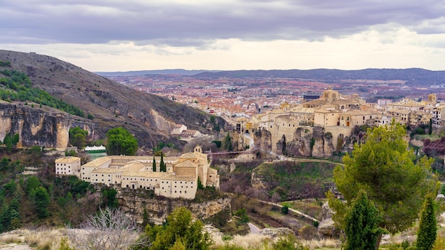 Vista geral da cidade medieval de Cuenca, um patrimônio mundial Espanha