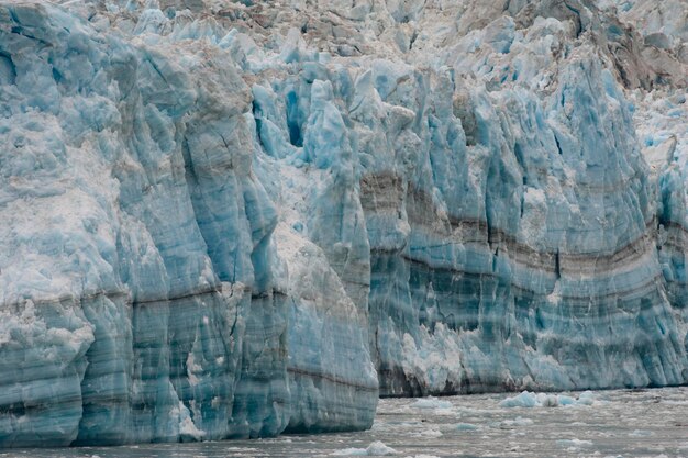 Vista del glaciar Hubbard