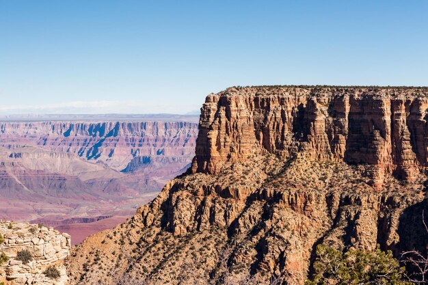 Vista del Gran Cañón desde el South Rim en invierno.