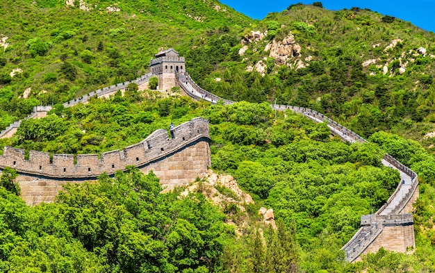 Vista de la Gran Muralla de Badaling - Beijing, China