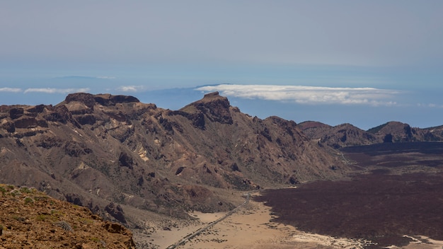 Vista desde la Guajara de las Canadas del Teide.