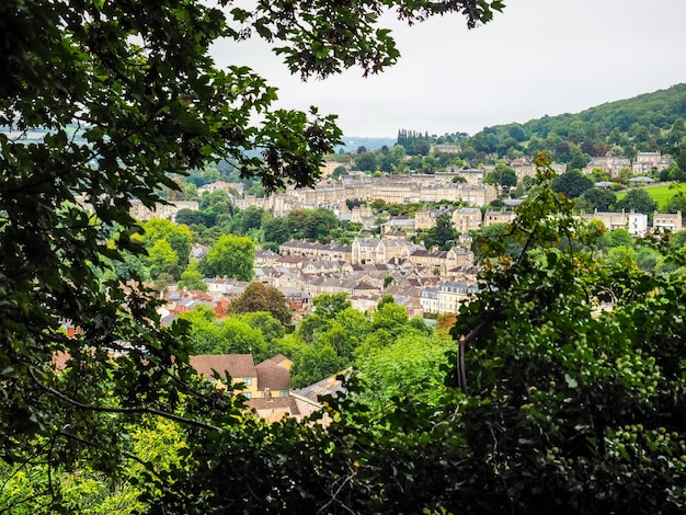 Vista HDR de la ciudad de Bath