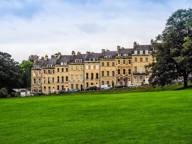 Vista HDR da cidade de Bath