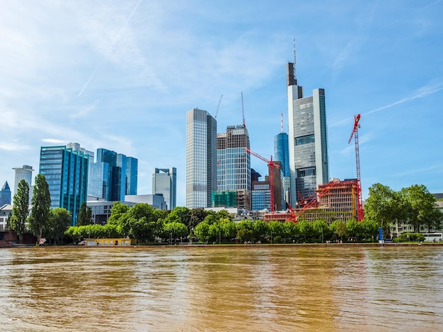 Vista hdr de frankfurt alemanha