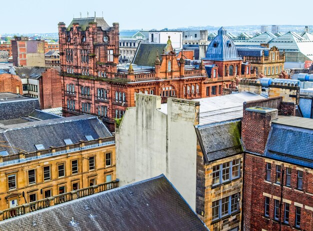 Vista HDR de Glasgow Escócia