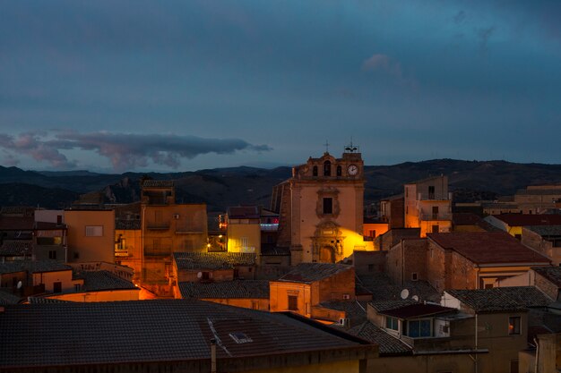 Vista de la iglesia de San Giuseppe, Leonforte