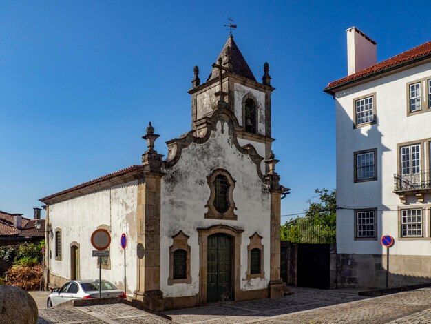 Vista de la iglesia de San Sebastián en la histórica ciudad de Viseu Portugal