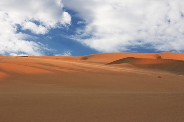 Vista incrível para a duna 7. Namíbia, África