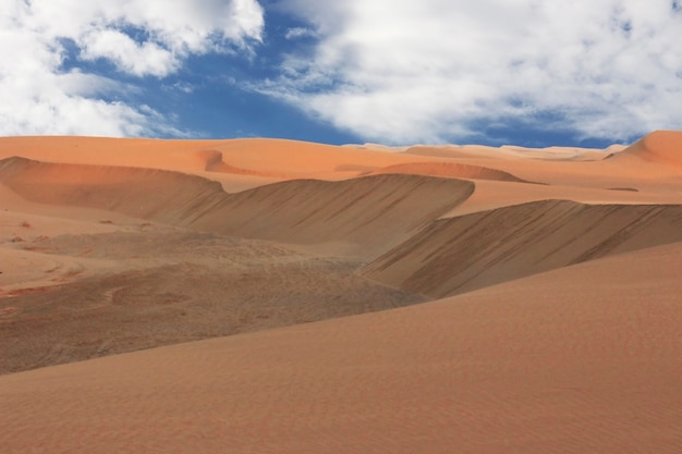 Vista incrível para a duna 7. Namíbia, África
