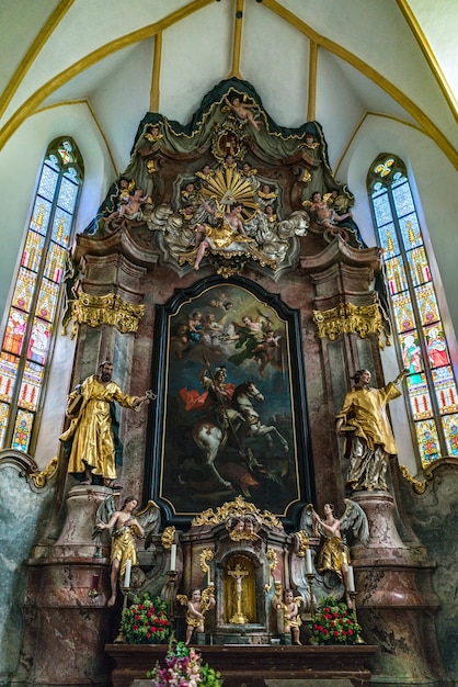 Vista Interior da Igreja Paroquial de St. Georgen