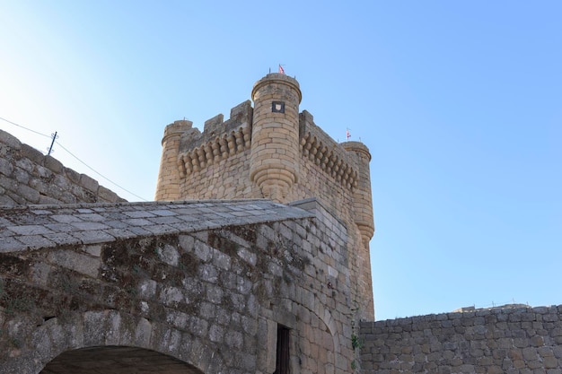 Vista interior do Castelo de Oropesa, Toledo, Espanha