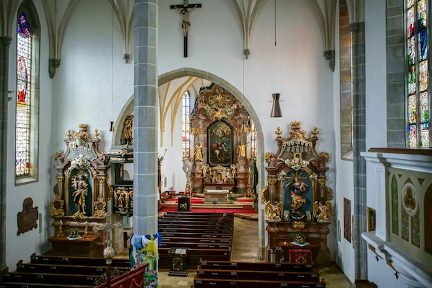 Vista interior de la iglesia parroquial de San Georgen