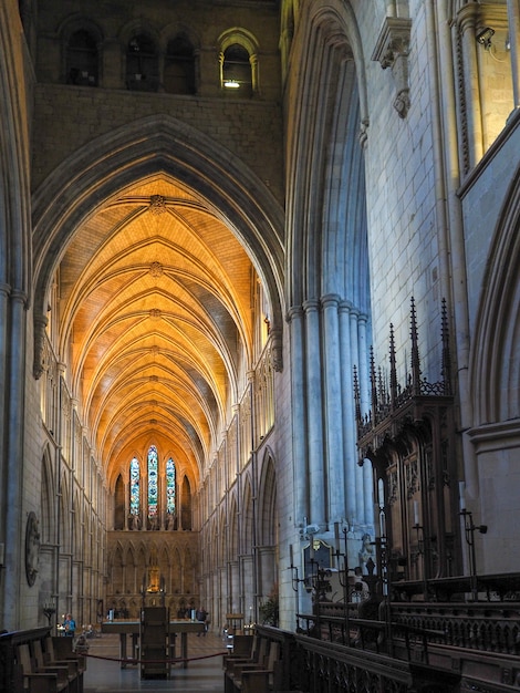 Vista interna da catedral de southwark