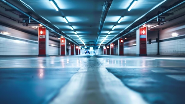 Foto vista interna da estação de metrô